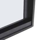 Janela de Correr 2 Folhas 1,00x1,00m Alumínio Pintado Preto Linha Vivace Artens