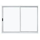 Janela de Correr 2 Folhas Alumínio Pintado Branco 1,00x1,50m Linha Home 3A Alumínio