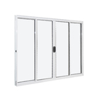 Janela de Correr 4 Folhas Alumínio Pintado Branco 1,00x1,50m Linha Home 3A Alumínio