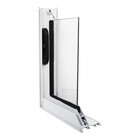 Janela de Correr 4 Folhas Alumínio Pintado Branco com Grade Vertical 1,00x1,50m Linha Home 3A Alumínio