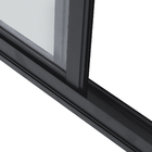 Janela de Correr 4 Folhas 1,00x1,50m Alumínio Pintado Preto Linha Vivace Artens