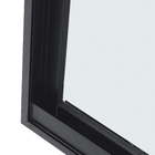 Janela de Correr 4 Folhas 1,00x1,50m Alumínio Pintado Preto Linha Vivace Artens