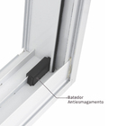 Janela de Correr 2 Folhas 1,20x1,20m Alumínio Pintado Branco Linha Vivace Artens