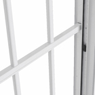 Janela de Correr 2 Folhas 1,20x1,50m Alumínio Pintado Branco Grade Quadrada Linha Vivace Artens