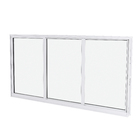 Janela de Correr 3 Folhas 1,20x1,50m Alumínio Pintado Branco Linha Vivace Artens