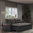 Janela de Correr 4 Folhas 1,20x1,50m Alumínio Pintado Branco Linha Vivace Artens