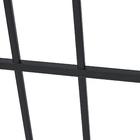 Janela de Correr 2 Folhas 1,20x1,50m Alumínio Pintado Preto Grade Quadrada Linha Vivace Artens