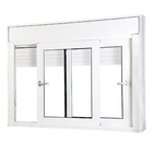 Janela de Correr 2 Folhas Alumínio Pintado Branco com Persiana Blackout 110V 1,20x2,00m Linha Veneza 3A Alumínio