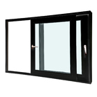 Janela de Correr 2 Folhas Alumínio Pintado Preto 1,20x2,00m Linha Veneza 3A Alumínio