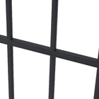 Janela de Correr 4 Folhas 1,20x2,00m Alumínio Pintado Preto Grade Quadrada Linha Vivace Artens