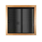 Janela De Correr 120cm 2 Folhas Em Madeira Maciça Tauari Mapa