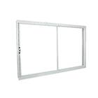 Janela de Correr 2 Folhas Alumínio Pintado Branco Stander n/a com Vidro Transparente 1x1,2m CRV