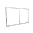 Janela de Correr 2 Folhas Alumínio Pintado Branco Stander n/a com Vidro Transparente 1x1,5m CRV