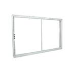 Janela de Correr 2 Folhas Alumínio Pintado Branco Stander n/a com Vidro Transparente 1x1m CRV