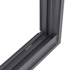 Janela de Correr 2 Folhas Alumínio Pintado Cinza com Vidro Comum Transparente 1,20x1,50m Linha Vivace Artens