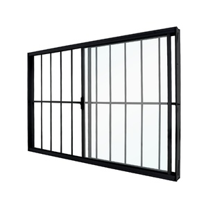 Foto de Janela de Correr Alumínio 100x100cm com Grade Classic CRV