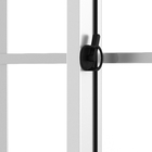 Janela de Correr 2 Folhas Alumínio Pintado Branco com Grade Vertical 1,00x1,50m Linha Slim Líder