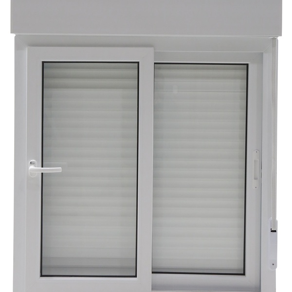 Janela De Correr 2 Folhas Com Persiana Pvc 1000 X 1200