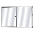 Janela De Correr 2 Folhas Móveis Soft Mgm 5,5 100 X 100 Vidro