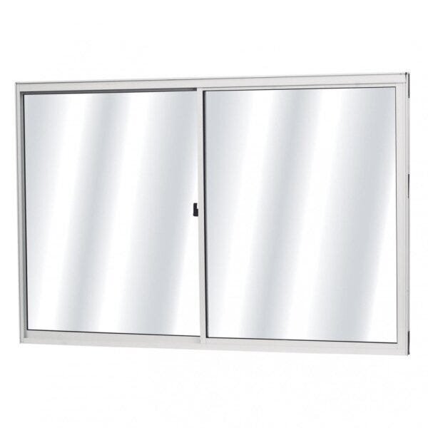 Janela De Correr 2 Folhas Móveis Soft Mgm 5,5 100 X 100 Vidro