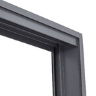 Janela de Correr 3 Folhas Alumínio Pintado Cinza com Vidro Comum Transparente 1,20x2,00m Linha Vivace Artens