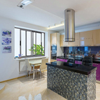 Janela de Correr 3 Folhas Alumínio Pintado Cinza 1,50x1,00m Linha Visione 3A Alumínio