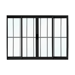 Foto de Janela de Correr Alumínio 100x100cm com Grade Classic CRV