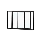 Janela De Correr Abertura Dupla 2 Folhas Vidro Liso 100x120cm