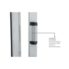 Janela de Correr Aço Pintado Branco 1,00x1,50m Linha Pratika Sasazaki