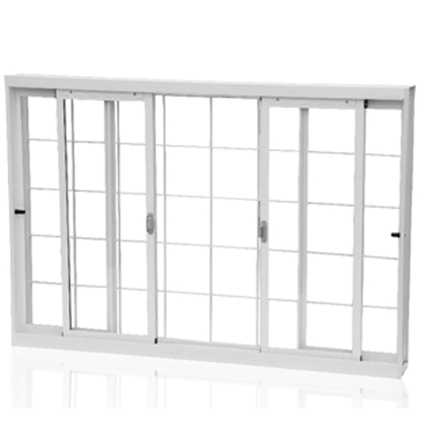 Janela de Correr Lisa Aço Pintado 1,00x2,00m Ideal CRV