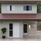 Janela de Correr Aço Pintado Branco com Grade Metal 1,20x1,50m Linha Pratika Sasazaki