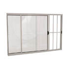 Janela De Correr Alumínio 100 X 100 X 8 Cm Grade 2 Folhas V.b