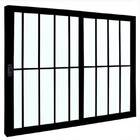 Janela De Correr Alumínio 100 X 150 X 8 Cm Grade 2 Folhas V.