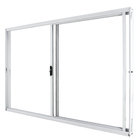 Janela de Alumínio de Correr 2 Folhas 100x100cm com Vidro 3mm Classic CRV Branca