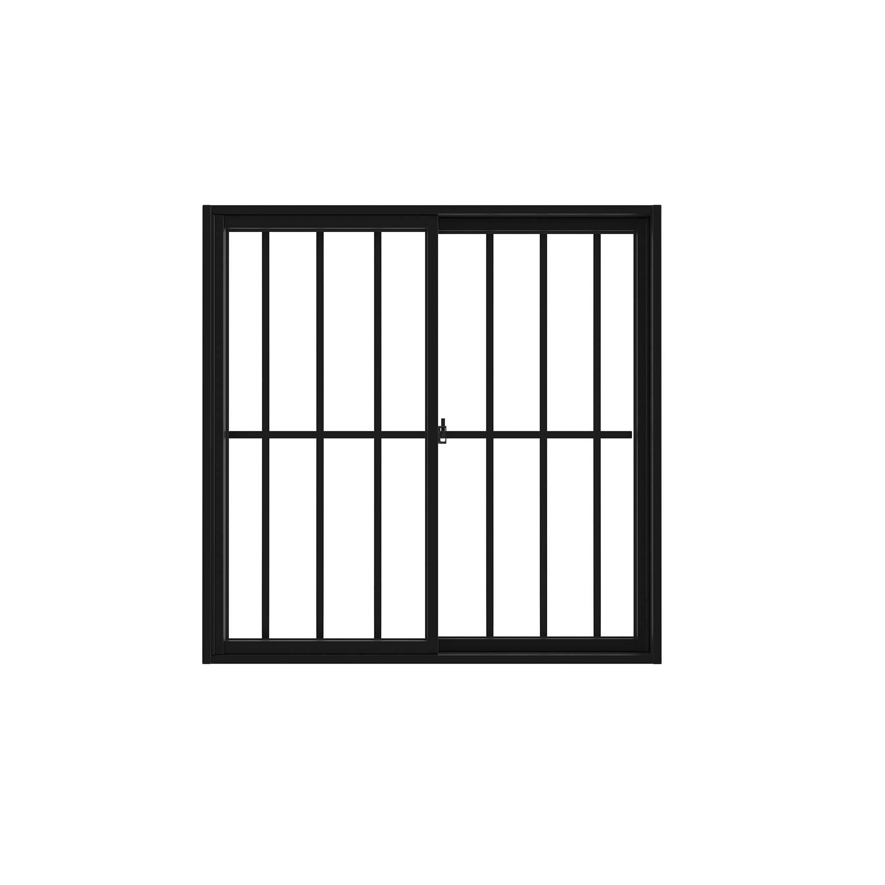 Janela de Correr em Alumínio com Grade Slim Líder