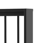 Janela de Alumínio de Correr 2 Folhas 100x100cm com Grade e Vidro 3mm Slim Líder Preta