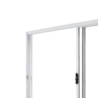 Janela de Alumínio de Correr 2 Folhas 100x120cm com Vidro 3mm Classic CRV Branca