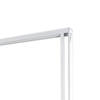 Janela de Alumínio de Correr 2 Folhas 100x120cm com Vidro 3mm Classic CRV Branca