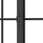 Janela de Correr 4 Folhas Alumínio Pintado Preto Linha Slim com Grade Vertical e Vidro Liso Incolor 1,00x1,20m Líder