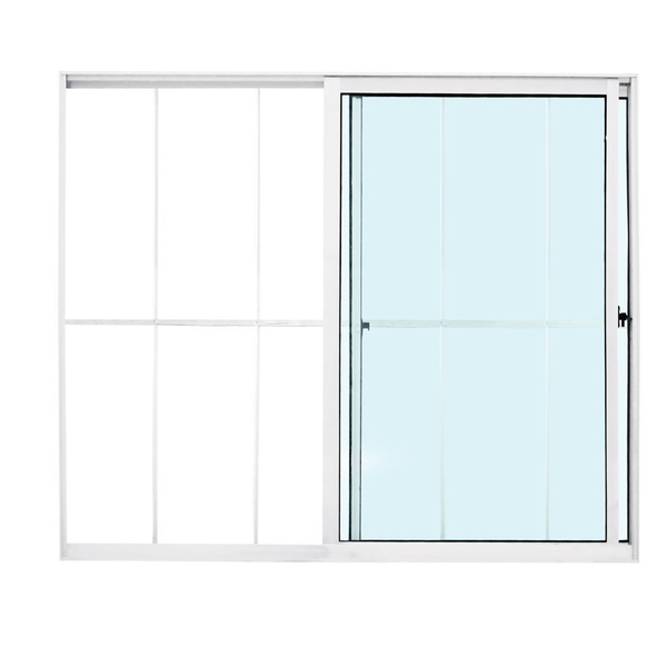 Janela de Correr Alumínio 100x150cm Branca Fortline Atlântica