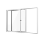 Janela de Alumínio de Correr 2 Folhas 100x150cm com Vidro 3mm Slim Líder Branca