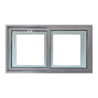 Janela de Sobrepor de Correr Alumínio Pintado Branco com Vidros Quádruplos e Câmara de Ar 1,30x1,30m Express Acústica