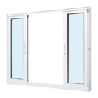 Janela De Correr Alumínio Branco 120x300x8cm 4 Folhas Sem Gra