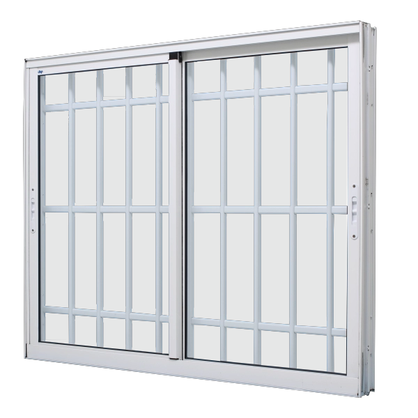 Janela De Correr Alumínio Branco 60x120 2 Folhas Móveis Com G