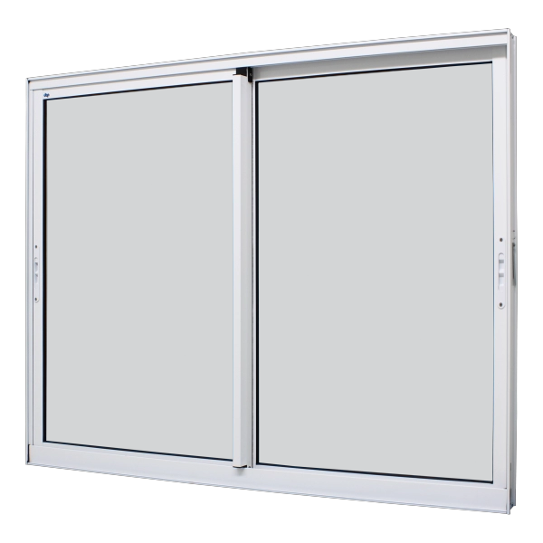 Janela De Correr Alumínio Branco 60x150 2 Folhas Móveis Sem G