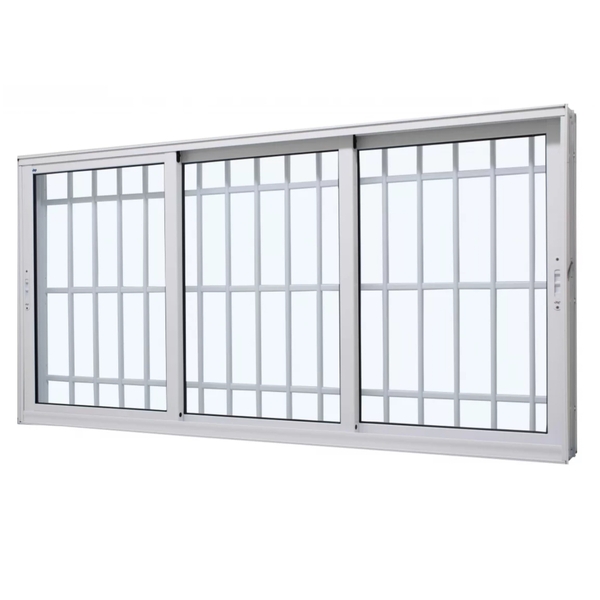 Janela De Correr Alumínio Branco 60x240x16cm 3 Folhas Móveis