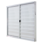 Janela Veneziana de Correr Alumínio Pintado Branco 1,00x1,20m Linha Fortline Atlântica