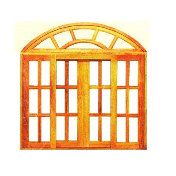 Janela De Correr Colonial Vidrinho - Madeira Maciça - Angelim