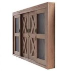 Janela De Correr Com Tela 6 Folhas Celeiro 120x160cm Madersil