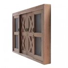 Janela De Correr Com Tela 6 Folhas Celeiro 120x200cm Madersil